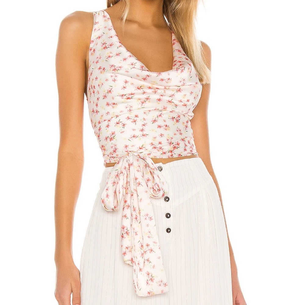 PINK FLORAL TOP • TULAROSA - Picture 3 of 5